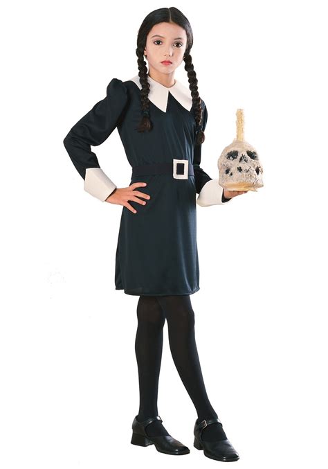 wednesday addams kids costume